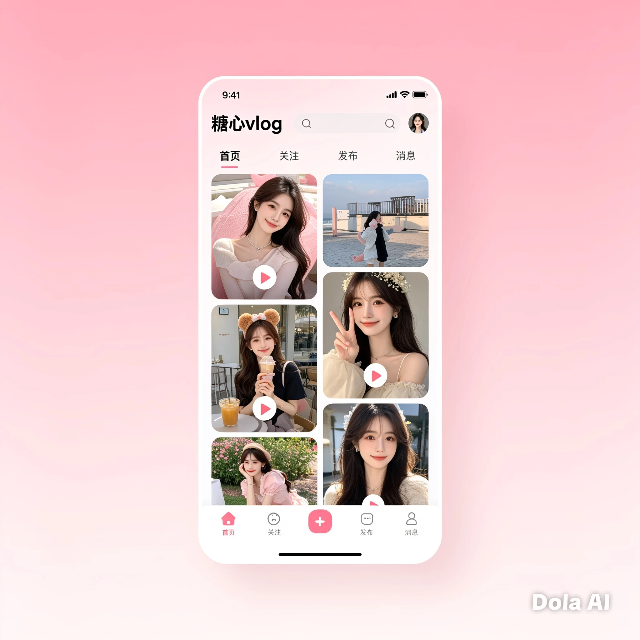 糖心Vlog APP移动端服务展示